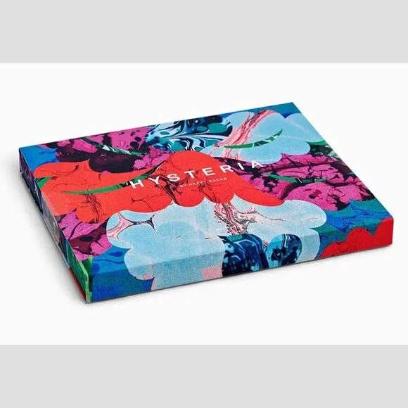 Hysteria by Happy Socks - Frida Crew Socks in Silky Viscose​​ - Picture 12 of 12